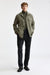 Lichtgroen 100% wol Plymouth-overshirt Mistral