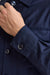 Dark Blue 100% Cashmere Plymouth Overshirt Golden Gate