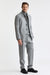 Light Grey 100% Wool Super 120's Troy Jacket Flannel & Saxony