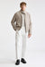 Hellbeige, aus Wolle und Baumwolle: Warwick-Bomberjacke „Mistral“
