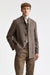 Hellbraune Jacke „Troy“ aus 100 % Wolle, Modell „Mistral“