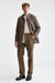 Hellbraune Jacke „Troy“ aus 100 % Wolle, Modell „Mistral“