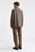 Hellbraune Jacke „Troy“ aus 100 % Wolle, Modell „Mistral“