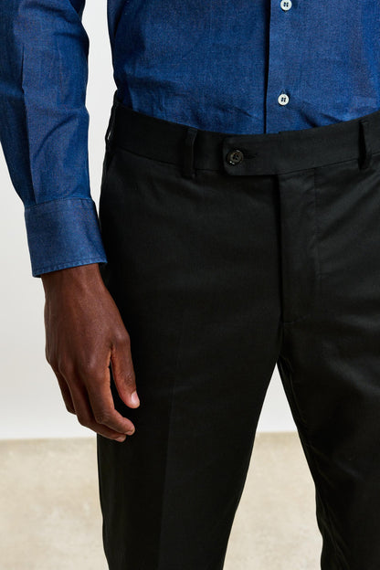 Denim Casual Long Sleeve Shirt Stone - View 5