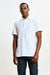 Cotton Piquet Polo Shirt White - View 1