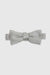 Pre-Tied Silk Satin Small Bow Tie Grey