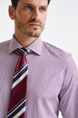 Burgundy 100% Silk Selection Tie - View One