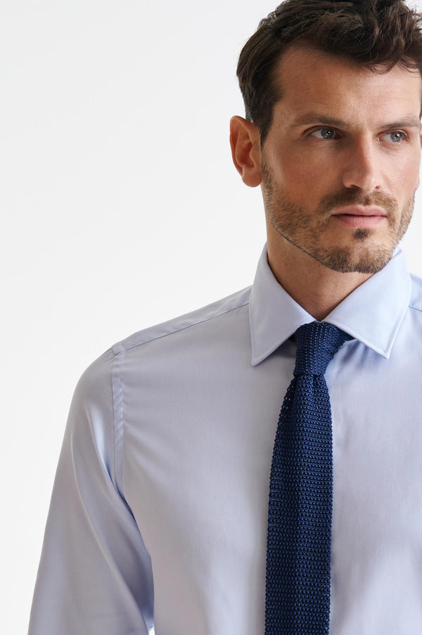 Sailor Blue Silk Knitted Tie