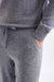 100% Cashmere Casual Knitted Trouser Grey - View 3