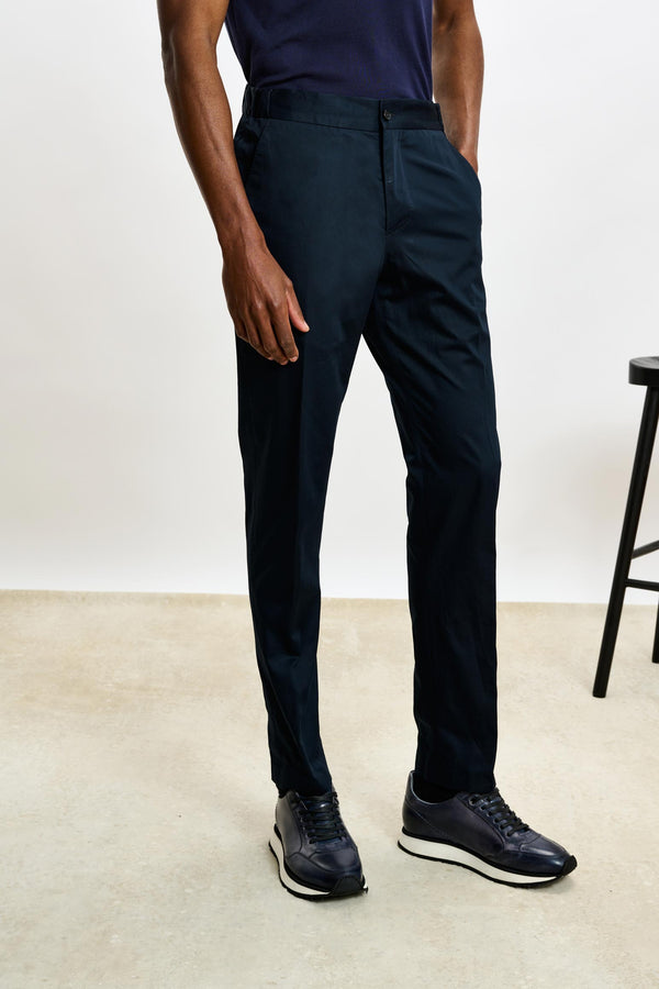 Schwarze Perth-Kordelzughose Cashmere Cotton