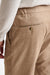 Light Brown 100% Wool Perth Drawstring Trouser Flannel Saxony - View 5
