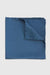 100% Silk Handmade Pocket Square Midnight Blue - View 2