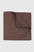 100% Silk Handmade Pocket Square Brown - View 1