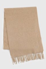 100% Pure Cashmere Scarf Light Brown - View 4