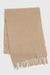 100% Pure Cashmere Scarf Light Brown - View 4