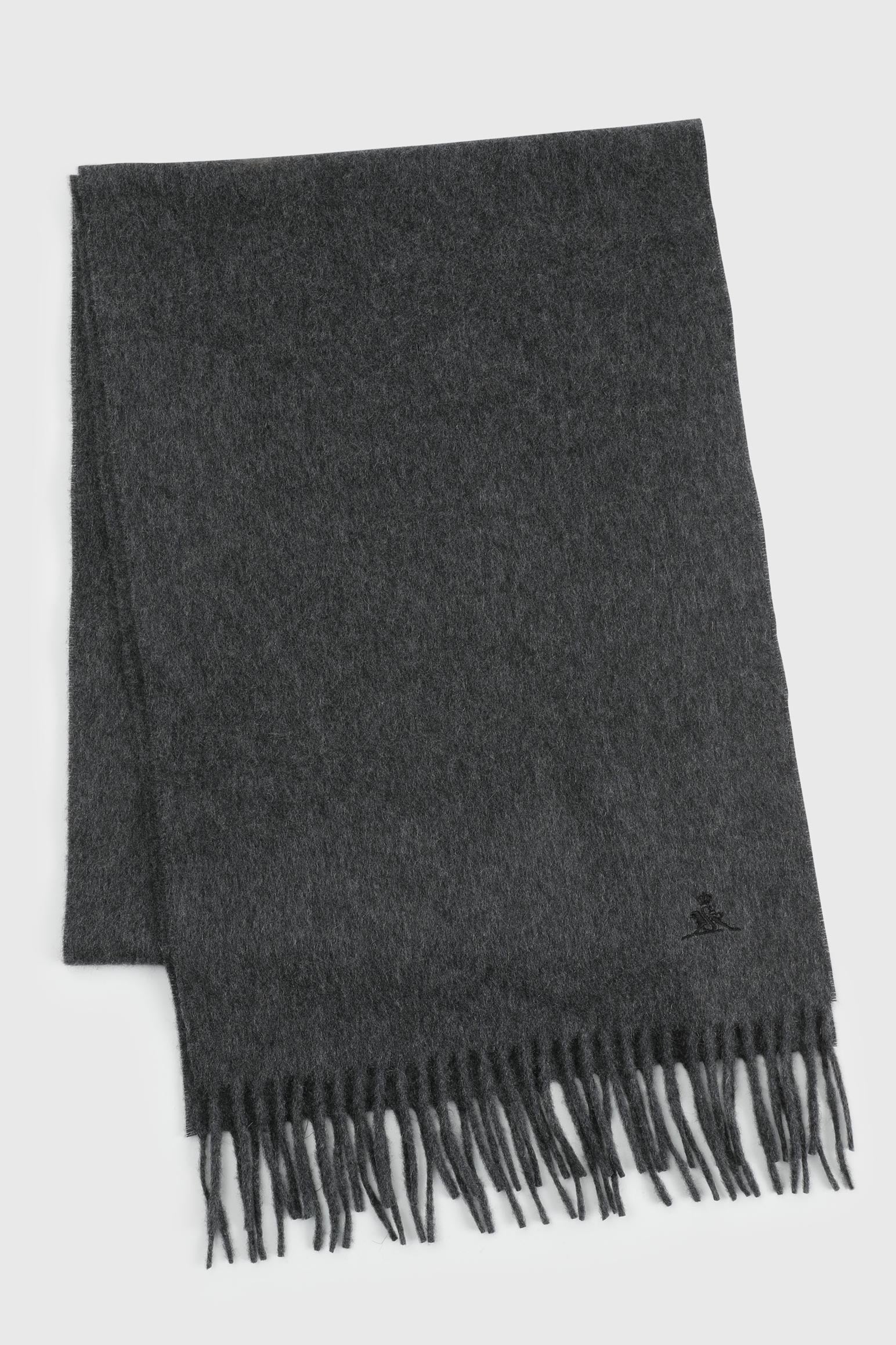 100% Pure Cashmere Classic Unisex Scarf in Dark outlet Grey