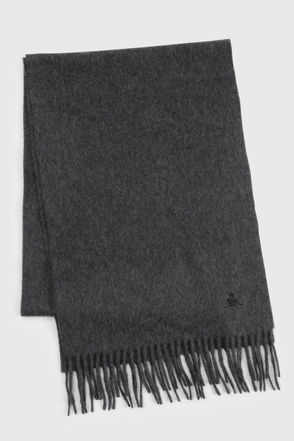 100% Pure Cashmere Scarf Grey - View 1