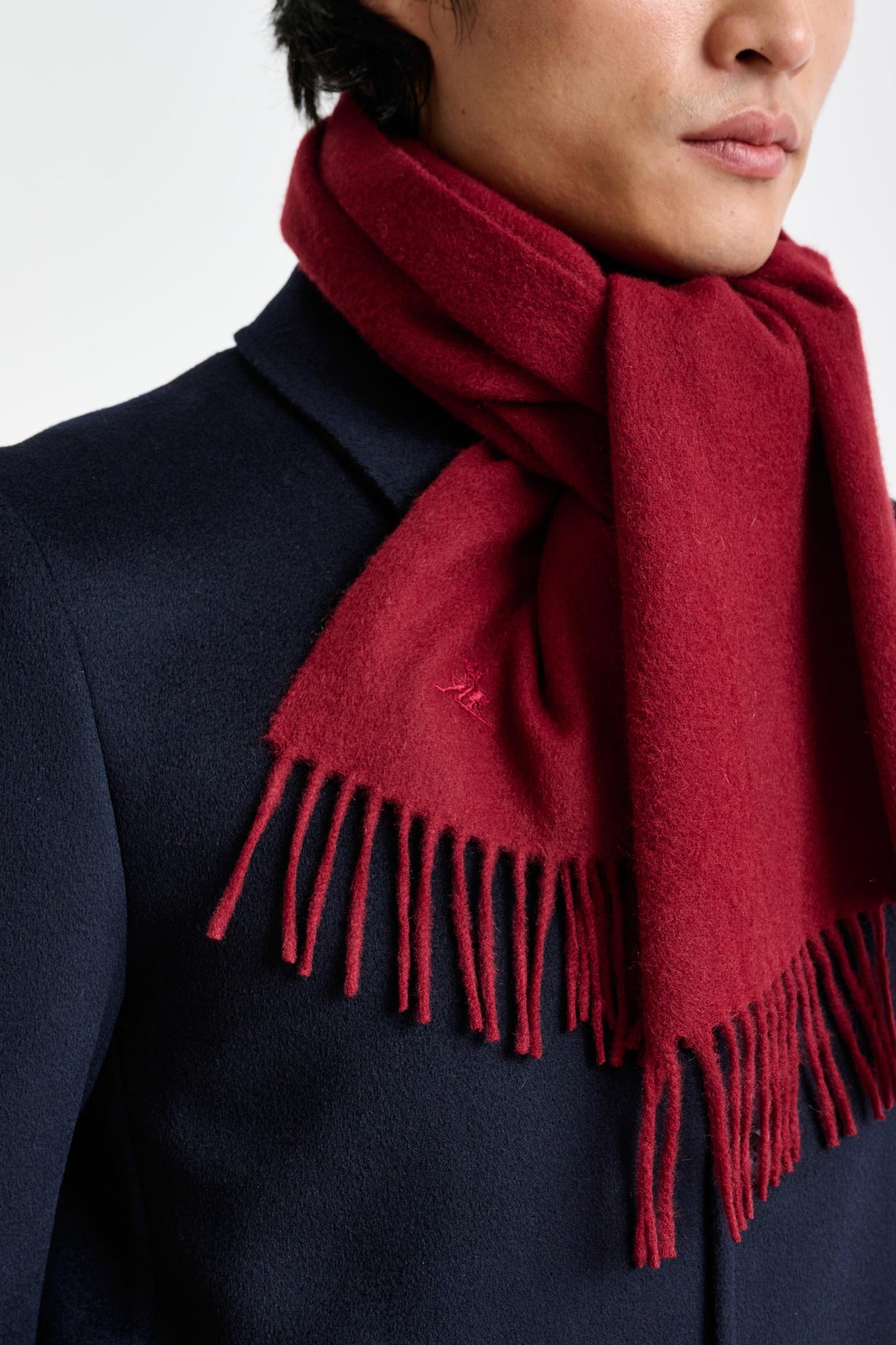 100% Pure Cashmere Scarf Red