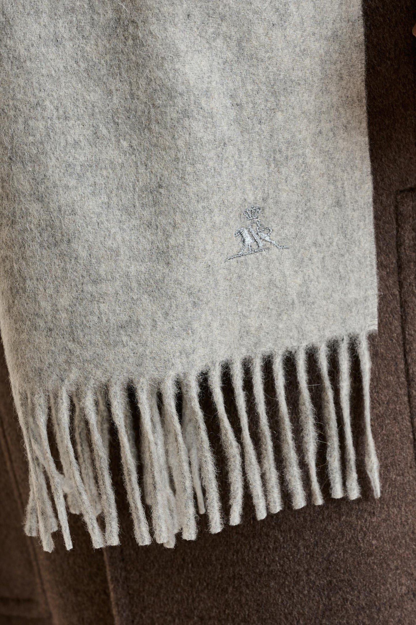 100% Pure Cashmere Scarf Mid Grey