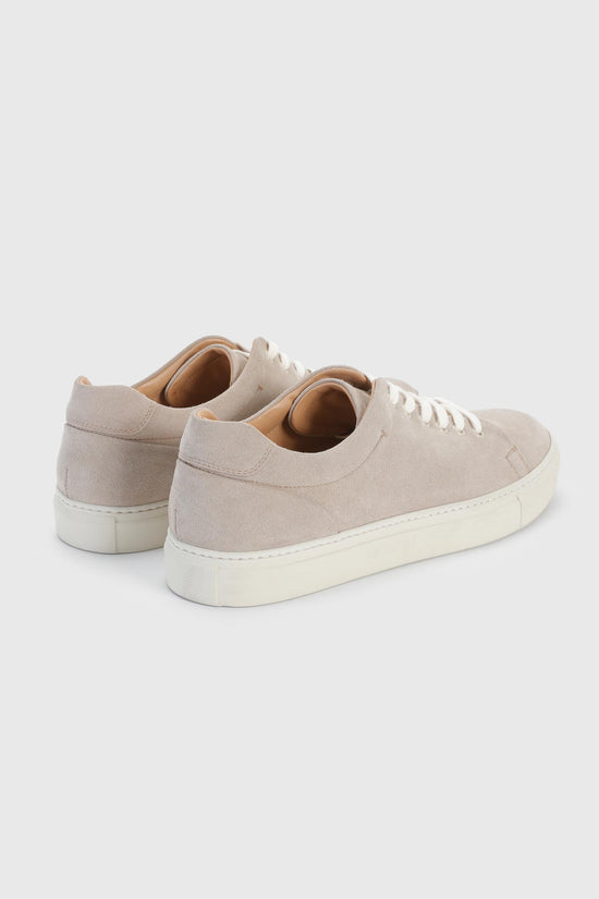 Almond Suede Calfskin Trainer - Image 2