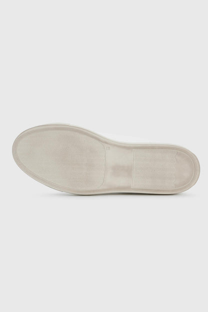 White Suede Calfskin Trainer - Image 4