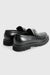 Black Glazed Calfskin Penny Loafer - Image 2