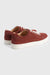 Burgundy Suede Calfskin Trainer - Image 2