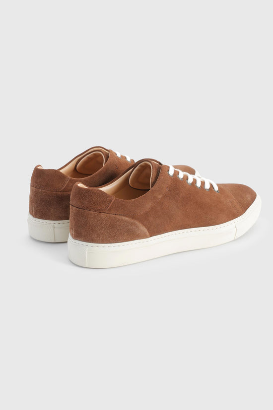 Tobacco Suede Calfskin Trainer - Image 2