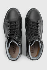 Black Calfskin High Trainer - Image 1
