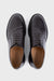 Dark Brown Glazed Calfskin Derby R Shoes