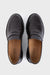 Dark Brown Glazed Calfskin Penny Loafer R Shoes