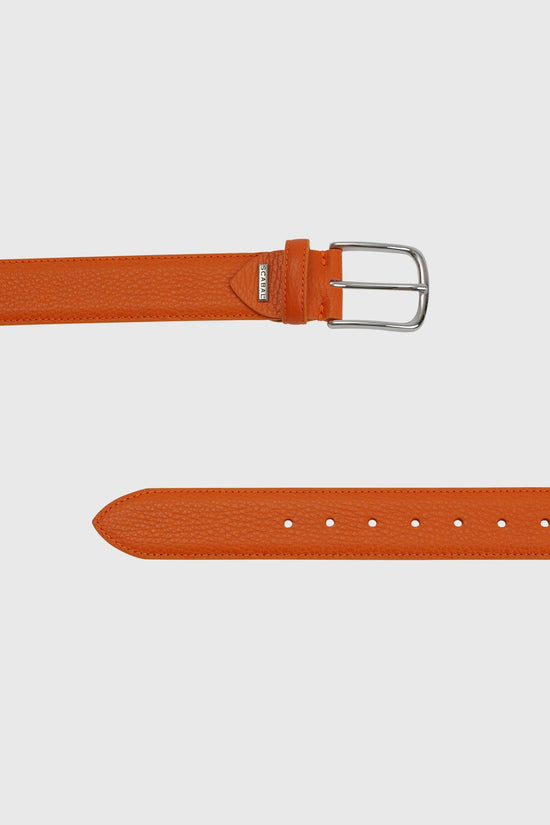 Dorchester Deerskin Belt Orange - View 1
