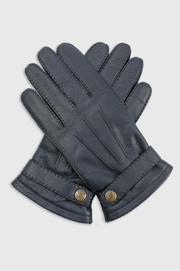 Blue Deerskin Gloucester Gloves