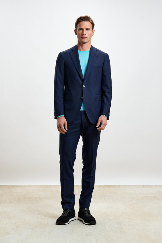 Grey Super 100's Wool Shirt Jacket Flannel Saxony - View 10