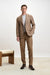Kenton Jacket Crossover Check Rust - View 3