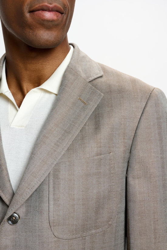 Soho Jacket Rhapsody Herringbone Grey - View 6