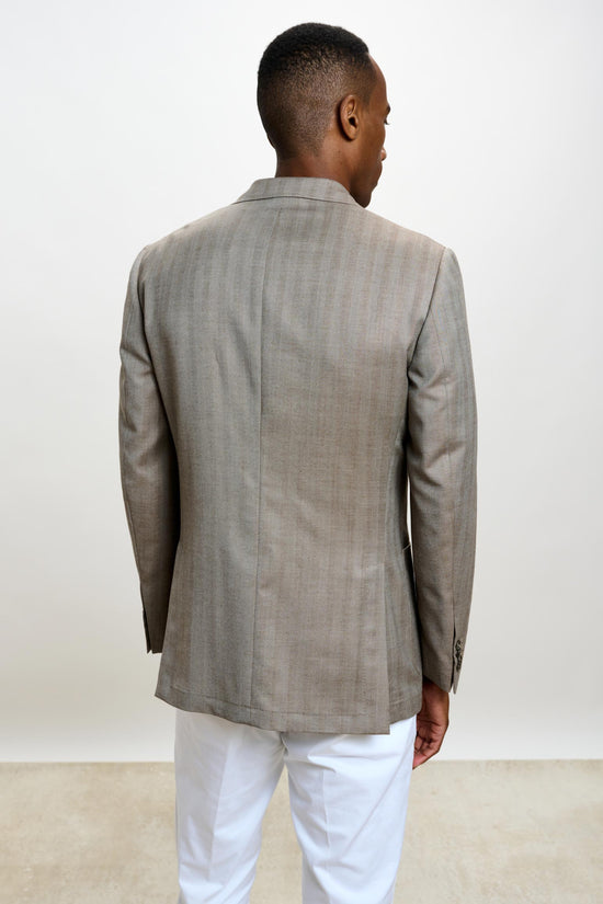 Soho Jacket Rhapsody Herringbone Grey - View 9
