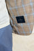 Soho Jacket Mosaic Check Light Beige Blue - View 5