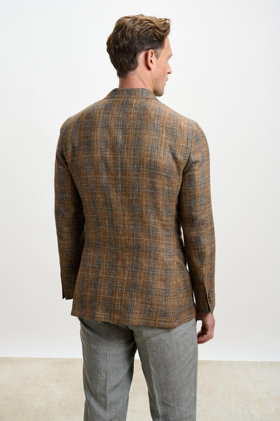 Kenton Jacket Taormina Check Rust - View 4