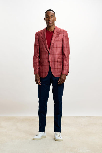 Soho Jacket Taormina Check Red - View 1