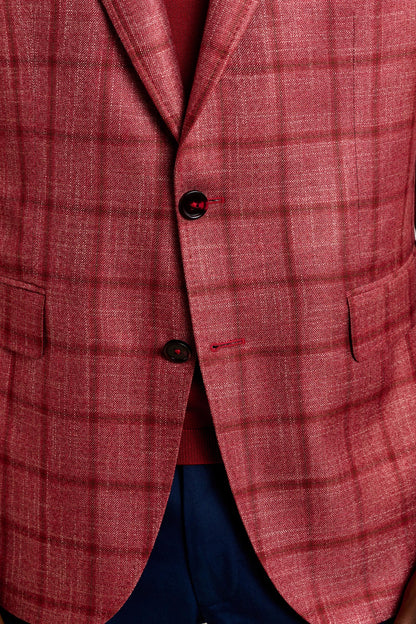 Soho Jacket Taormina Check Red - View 4
