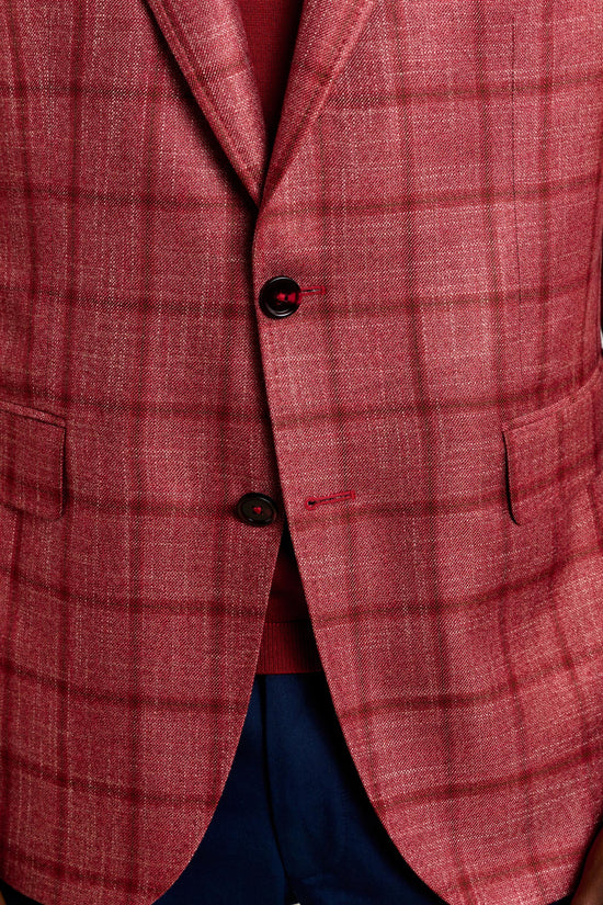 Soho Jacket Taormina Check Red - View 4