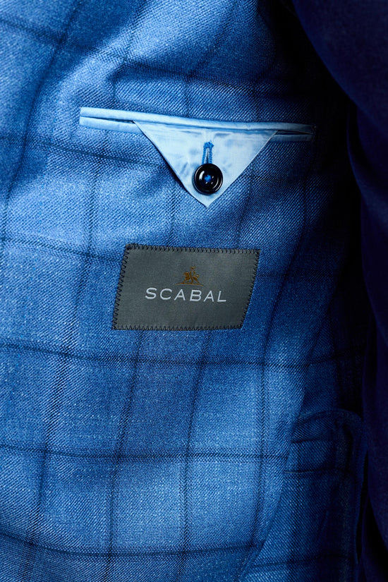 Soho Jacket Taormina Check Light Blue - View 6