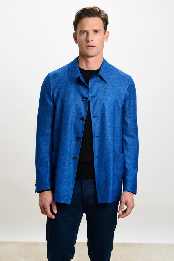 Chaqueta Estilo Camisa Chelsea Azul Taormina