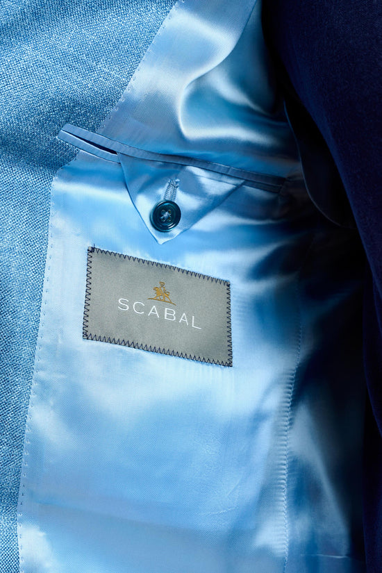 Kenton Jacket Taormina Plain Light Blue - View 9