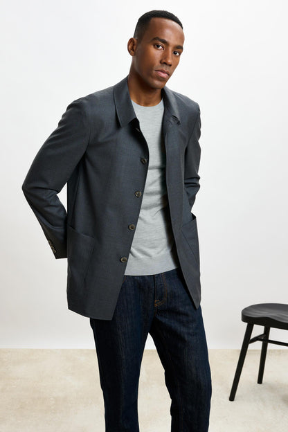 Chelsea Shirt Jacket Eton Grey - View 7