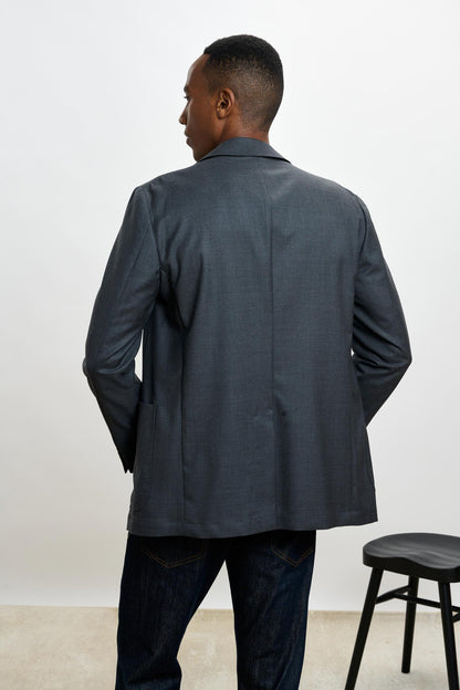 Chelsea Shirt Jacket Eton Grey - View 11