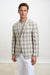 Kenton Jacket Taormina Check Light Beige - View 2