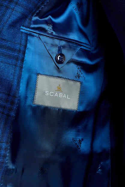 Soho Jacket Taormina Check Strong Blue - View 6