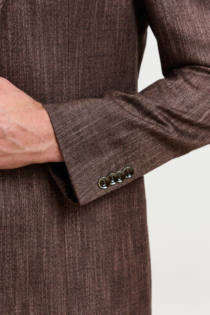 Soho Jacket Taormina Plain Tobacco - View 5